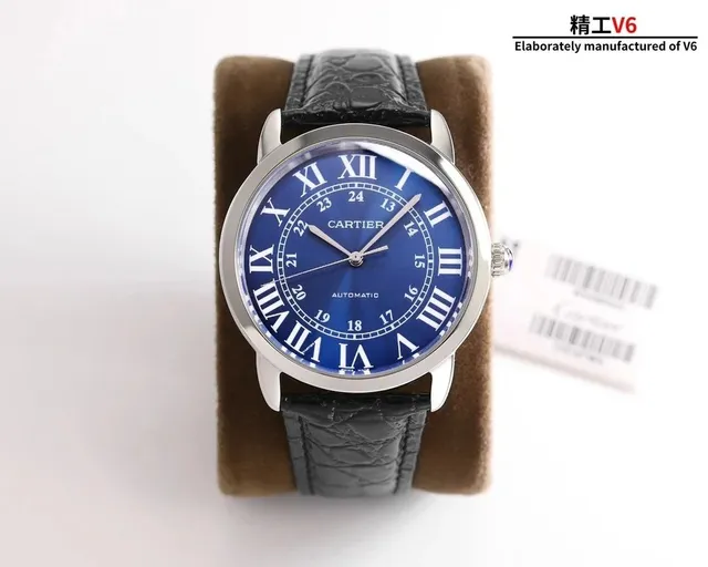 Santos de Cartier Blue Dial