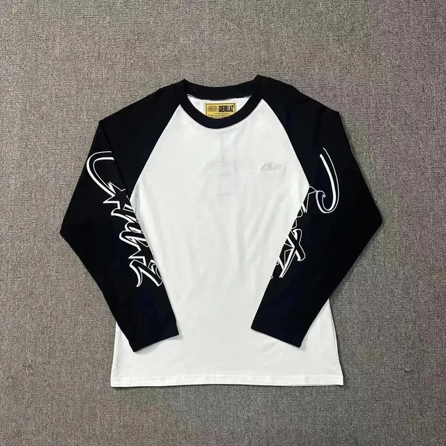 Chrome Hearts Raglan Long Sleeve Tee Script Logo