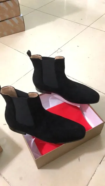Christian Louboutin Chelsea Boot Suede