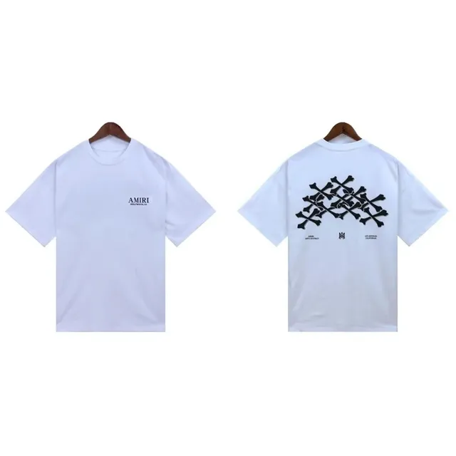 Amiri Cross Logo Tee Black Cross Print