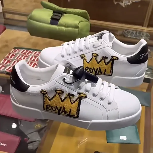 Dolce & Gabbana Sneaker Crown Embroidery