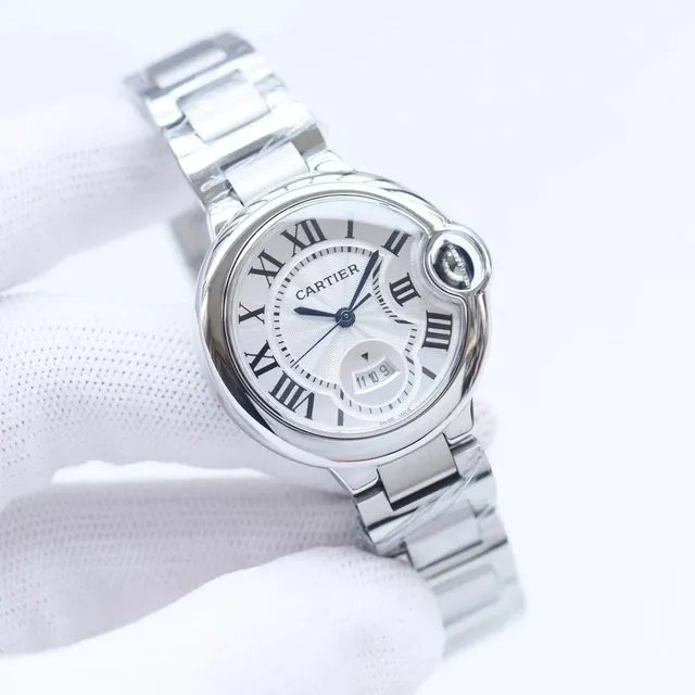 Ballon Bleu de Cartier Steel with Silver Dial