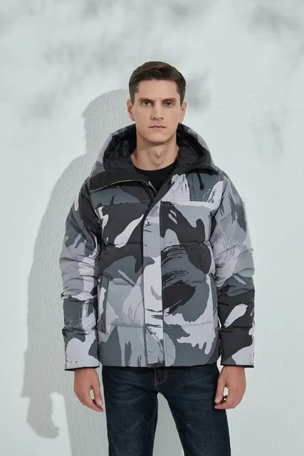Canada Goose Puffer Jacket Camouflage Print