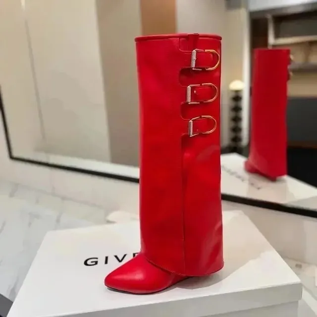 Givenchy Buckle Boot Triple Buckle
