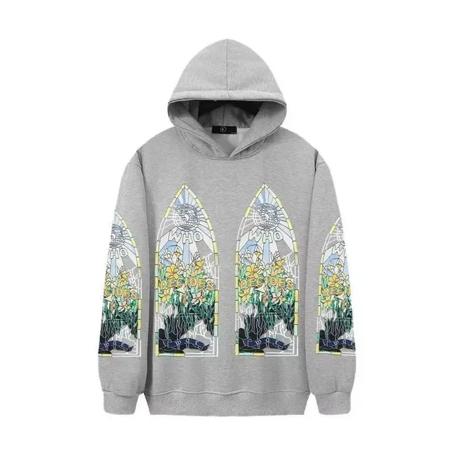 Who Decides War Hoodie Stained Glass Print