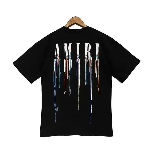 Off-White Graphic Tee Dripping Paint Logo