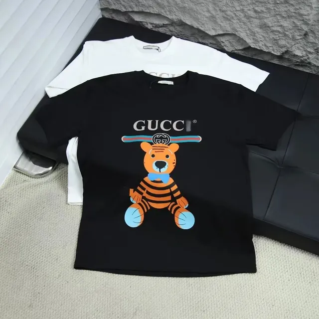 Gucci T-Shirt Tiger Bear Graphic