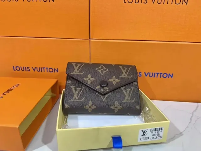 Louis Vuitton Compact Wallet Monogram Canvas