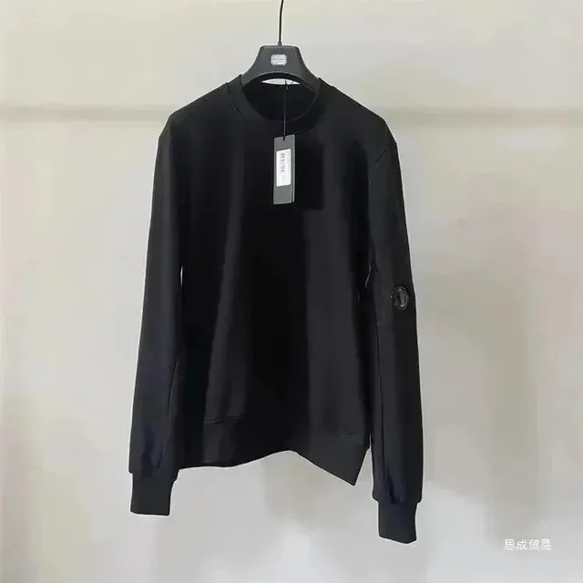 C.P. Company Goggle Sweatshirt Solid Black