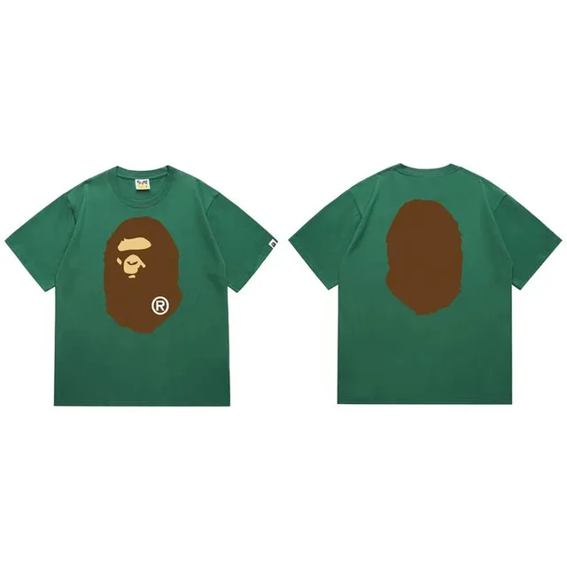 BAPE Shark Tee Ape Head Print