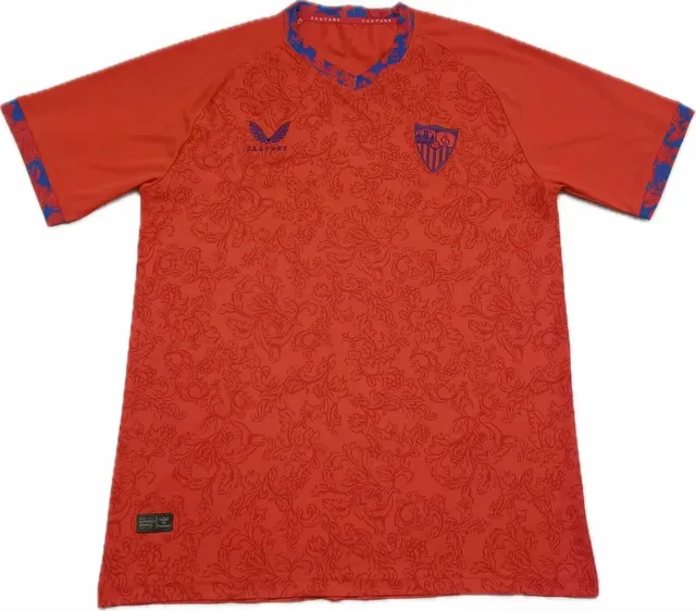 Castore Sevilla FC Home Jersey Baroque Print