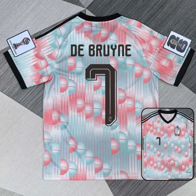 2026比利时客场DE BRUYNE #7+世界杯章