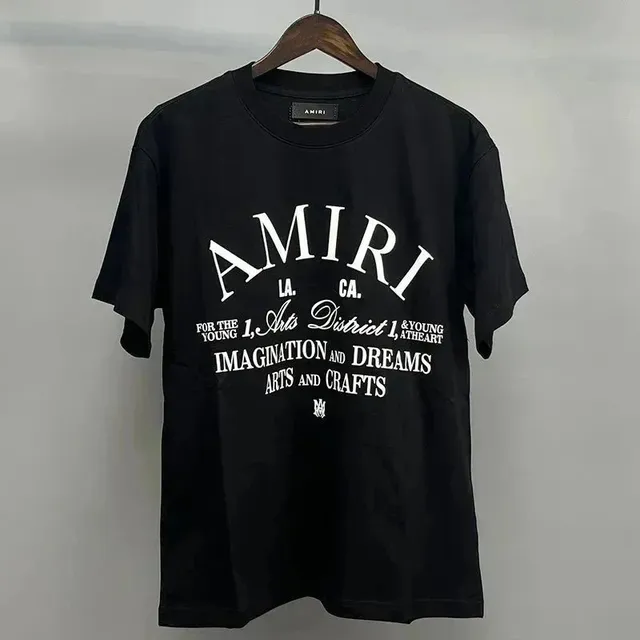 Amiri Graphic Tee Imagination and Dreams Print