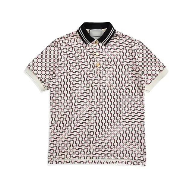 Gucci Polo Shirt GG Chain Print