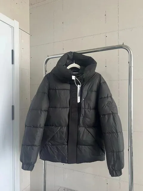 Moncler Puffer Jacket Logo Tape