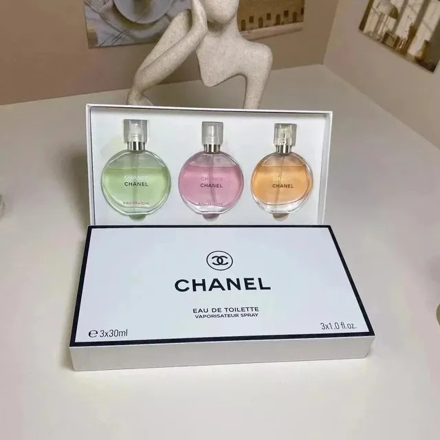 Chanel Chance Eau de Toilette 3-Pack Set