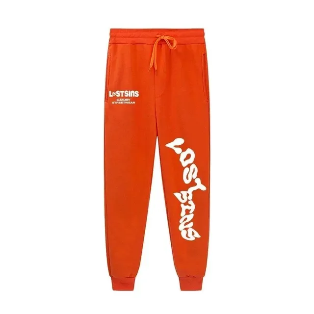 Lostsins Joggers Logo Print