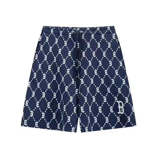 Diamond Pattern Shorts All-Over B Logo