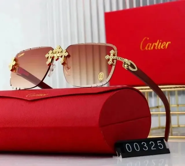 Cartier Sunglasses Cross Motif