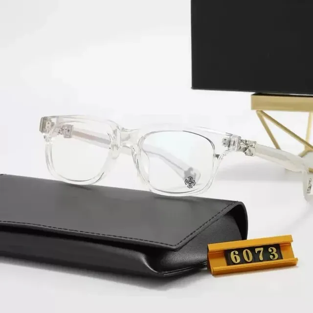 Chrome Hearts Optical Glasses Clear Acetate with Cross Detail