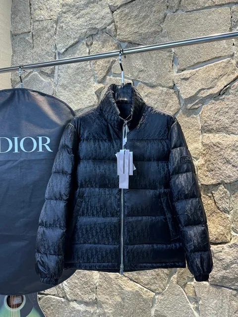 Dior Puffer Jacket Oblique Logo
