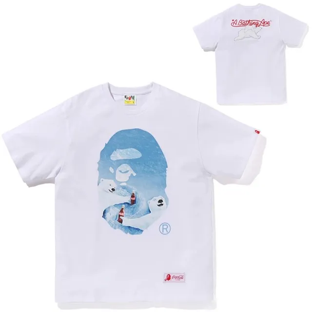 Coca-Cola x BAPE Tee Polar Bear Ice Logo