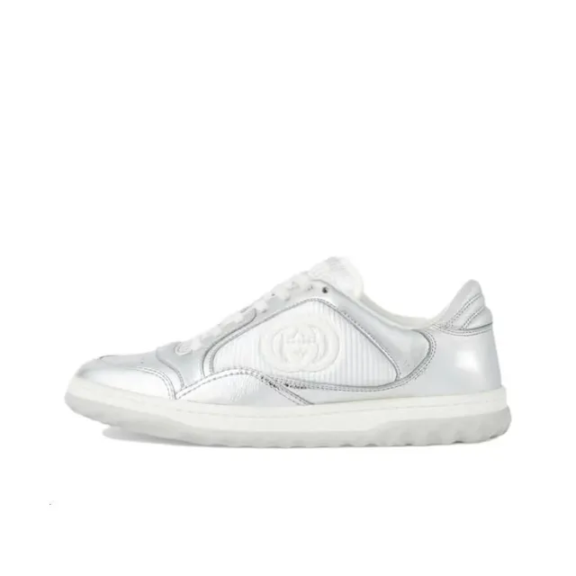 Gucci GG Marmont Sneaker Metallic Silver