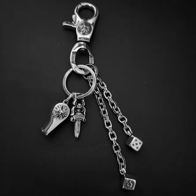 Chrome Hearts Keychain Multi-Charm