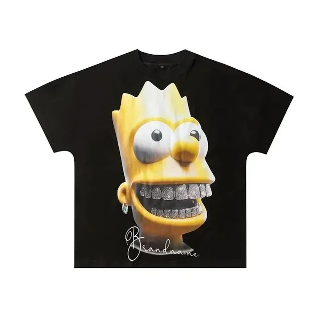 SpongeBob SquarePants Graphic T-Shirt Bart Simpson with Grillz