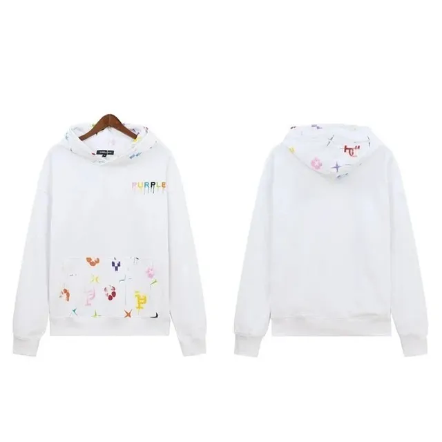 Purple Brand Hoodie Multi-Print