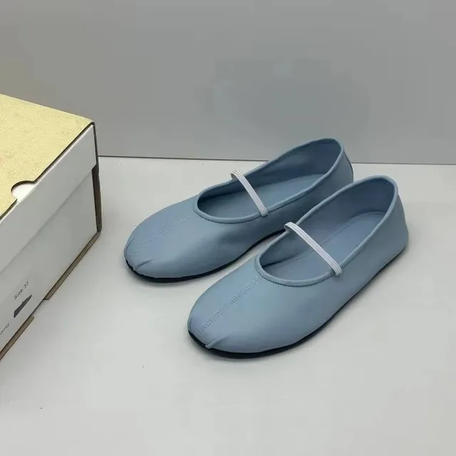 Mary Jane Loafer Matte Blue