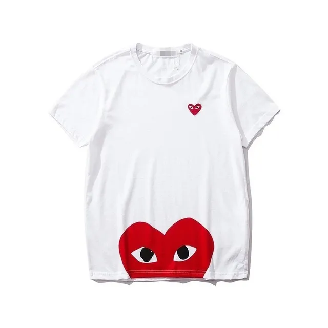 Comme des Garçons Heart T-Shirt Red Heart Print