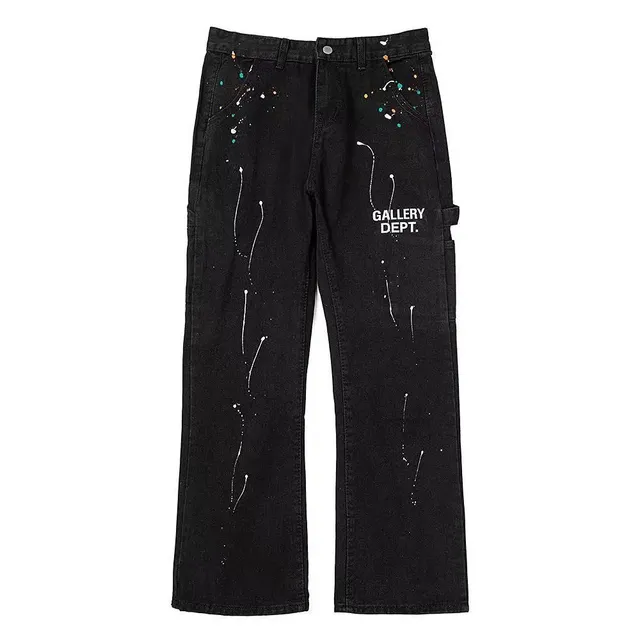 Paint Splatter Jeans Gallery Dept. Logo