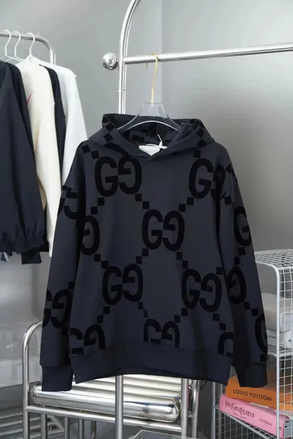 Gucci GG Logo Hoodie Monogram Print