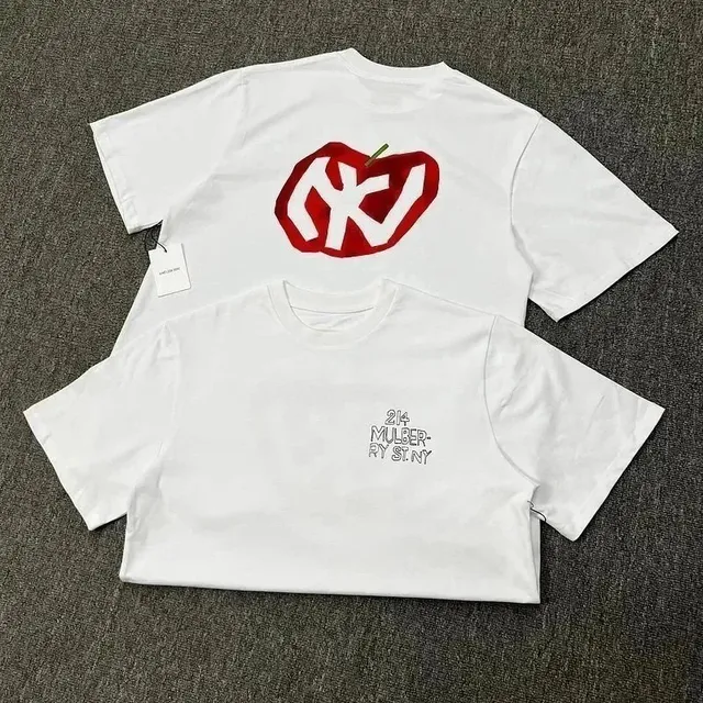 KAWS × Mulberry T-Shirt Apple Logo