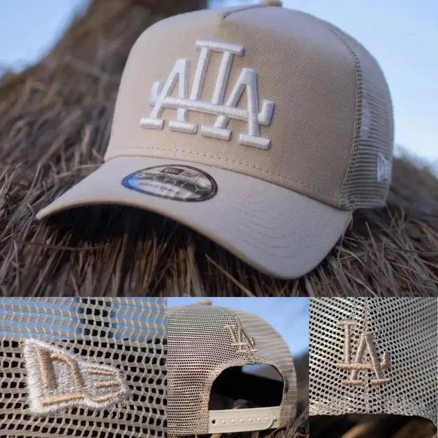 New Era × MLB 9FIFTY Trucker Cap LA Dodgers Logo