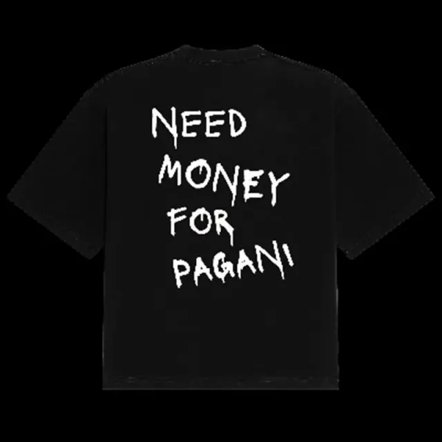 Travis Scott Graphic Tee Need Money For Pagani