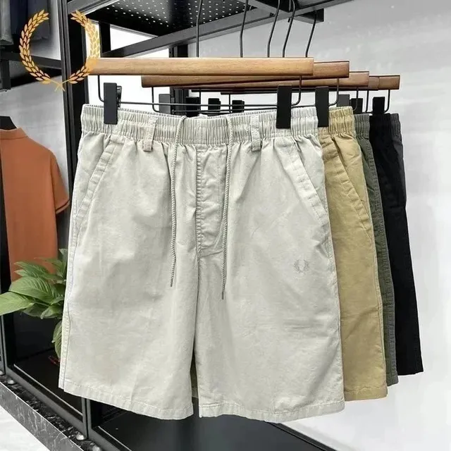 Fred Perry Elastic Waist Shorts Classic Chino