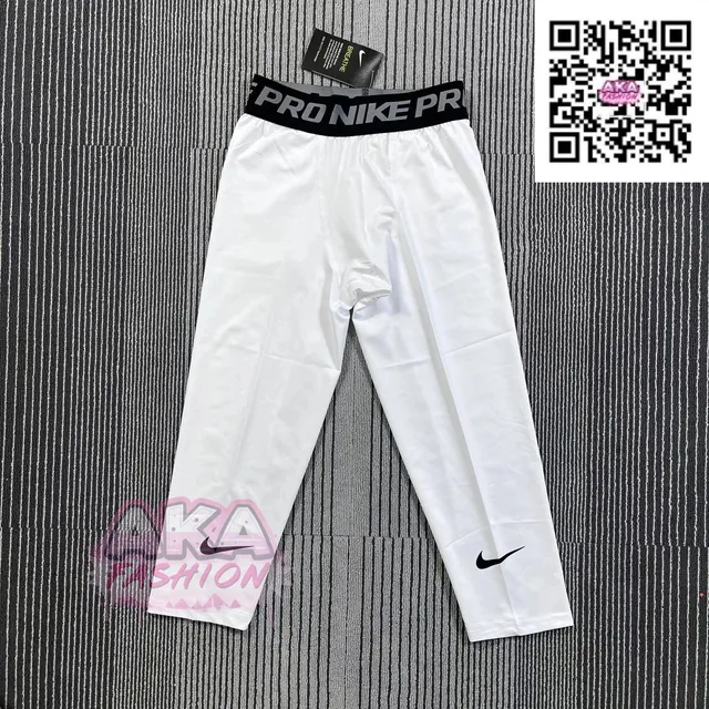 Nike Pro Compression Tights White