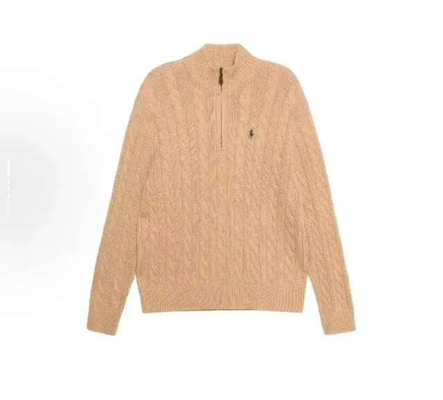 Polo Ralph Lauren Cable Knit Half-Zip Sweater Classic Cable