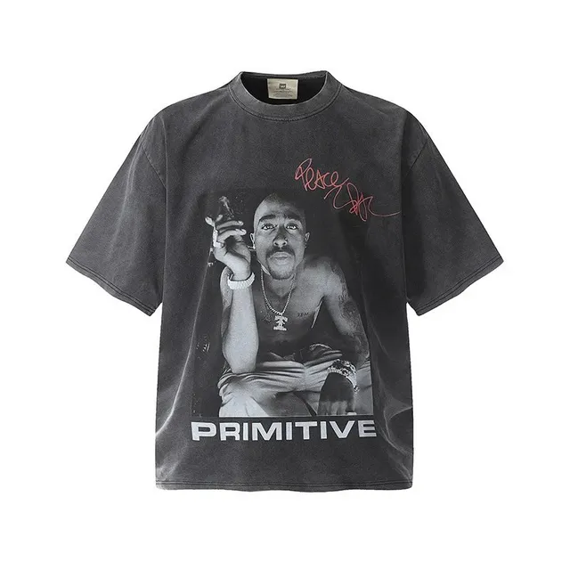 Tupac Shakur Graphic Tee Tupac Photo Print