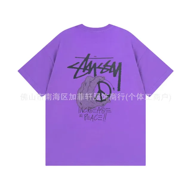 Stüssy Graphic Tee Peace Sign Print