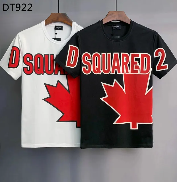 Dsquared2 Graphic T-Shirt Maple Leaf Logo
