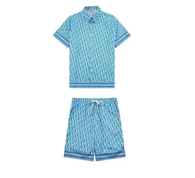 Dior Oblique Print Set Blue Monogram