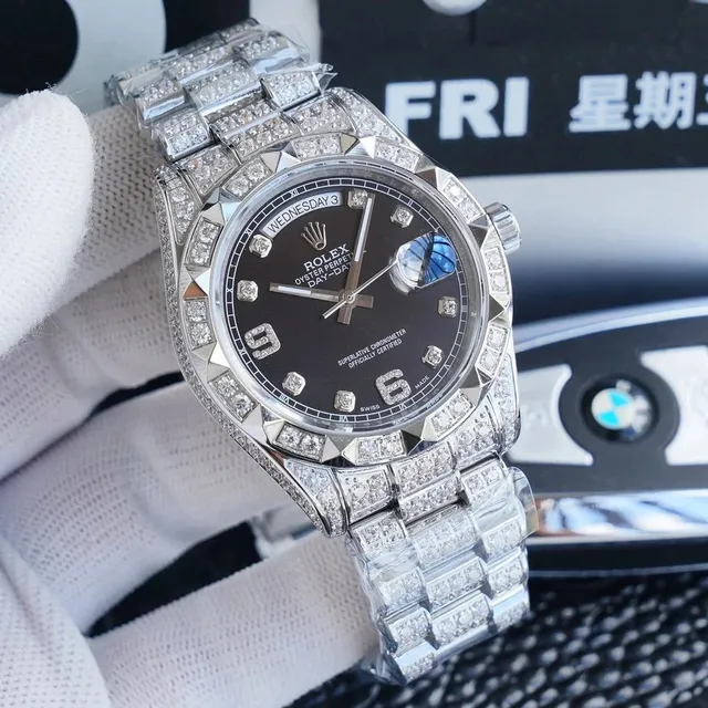 Rolex Day-Date Diamond Bezel and Bracelet