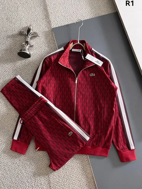 Lacoste Track Suit Diamond Pattern