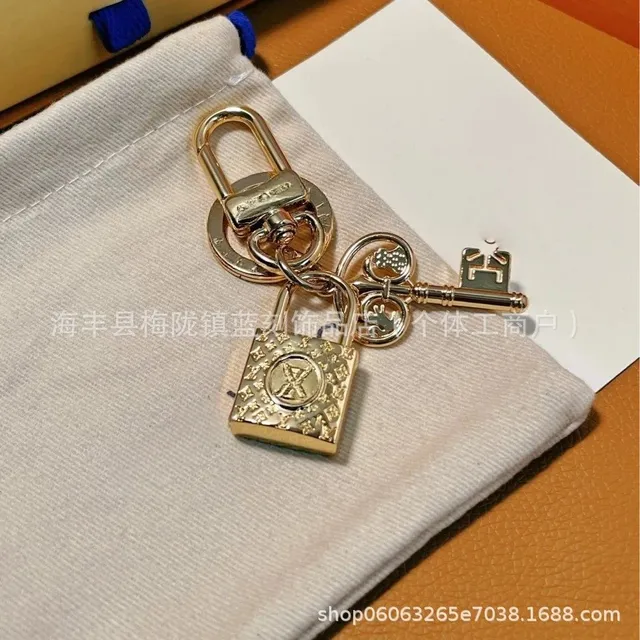 Louis Vuitton Lock and Key Charm Monogram Canvas