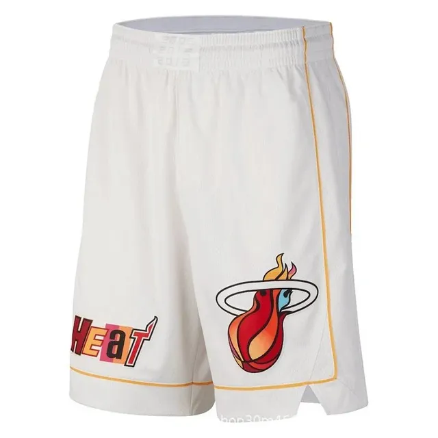 Nike Miami Heat Swingman Shorts White Home