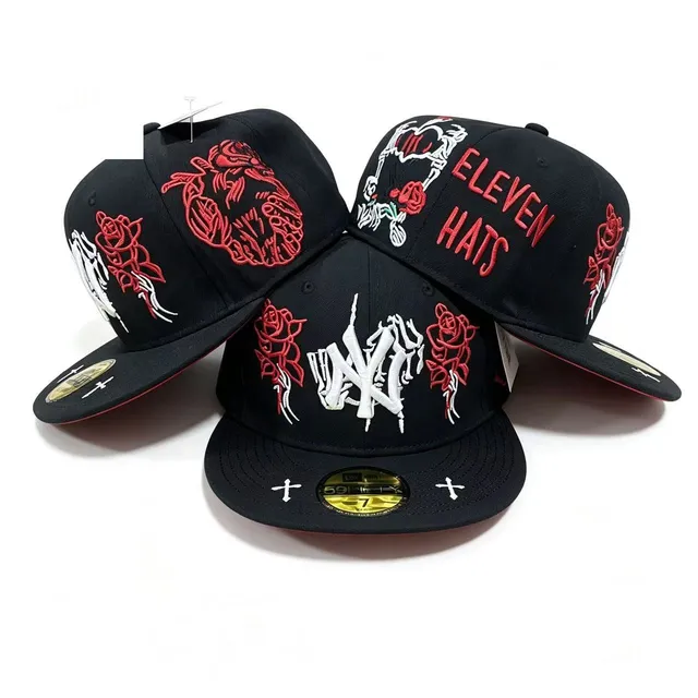 New Era 59FIFTY NY x Eleven Hats Rose Embroidery