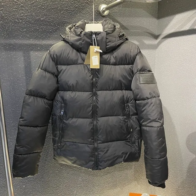 Burberry Puffer Jacket Logo Patch